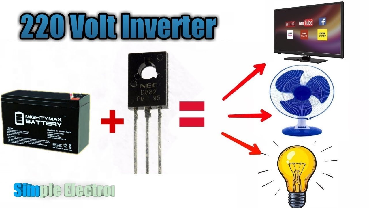 Как сделать инвертор из 12 в 220 из блока питания от компьютера