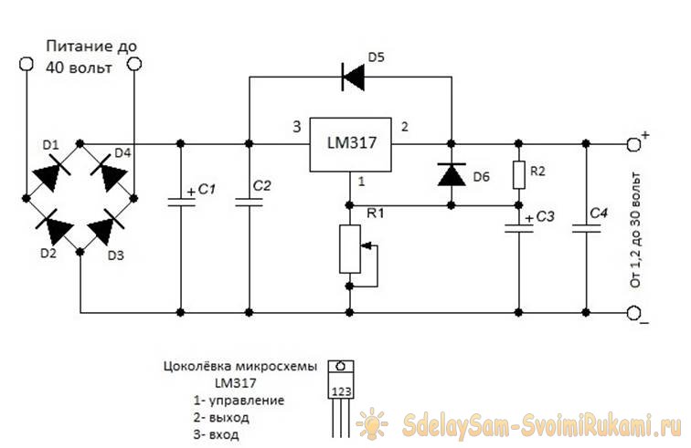 Блок питания на lm324 с регулировкой напряжения и тока